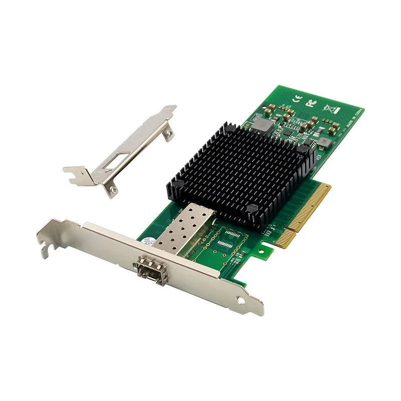X520-DA1 1-Port 10G SFP+ PCIe x8 Server Network Card with Intel 82599 Chip, 10GbE Fiber/DAC NIC for Linux/Windows/ESXi