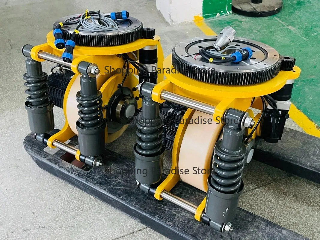heavy-duty steering drive wheel with shock absorber wheel drive for AGV