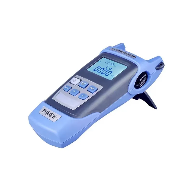 Fiber Optic Tool Kit with Fiber Cleaver Optical Power Meter 5km Visual Fault Locator Wire Stripper FTTH & POE Support TCP/IP