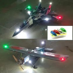 ZMR Wireless Navigation Light 4 modes LED lights 1S Rechargeable for RC Airplane Hobby Plane Drone Car Boat Toy Part