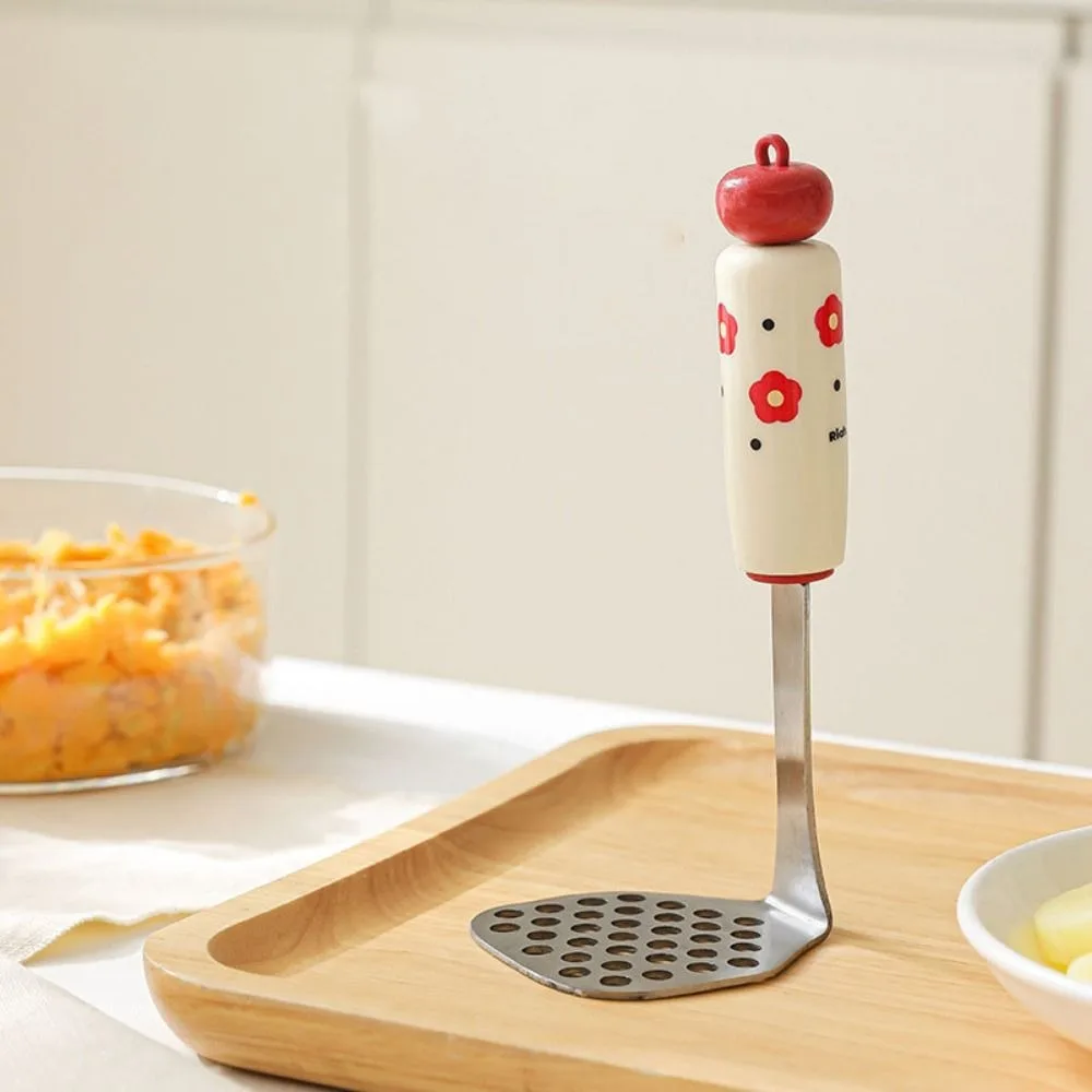 5 قطعة الفولاذ المقاوم للصدأ الدوبامين الخبز أداة مقبض مريح الصدأ واقية خافق البيض/فاصل/ملعقة سميكة أداة الطبخ مجموعة #3