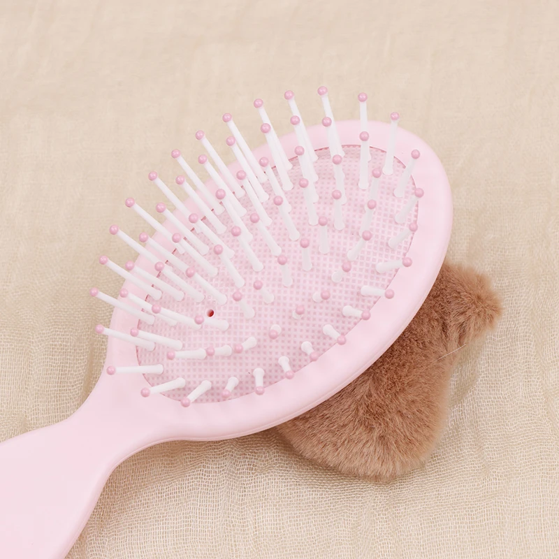 مشط وسادة هوائية محمول ، مرآة كابيبارا لطيفة للسيدات ، مشط تدليك الرأس للفتيات ، ملحقات التصميم للأطفال
