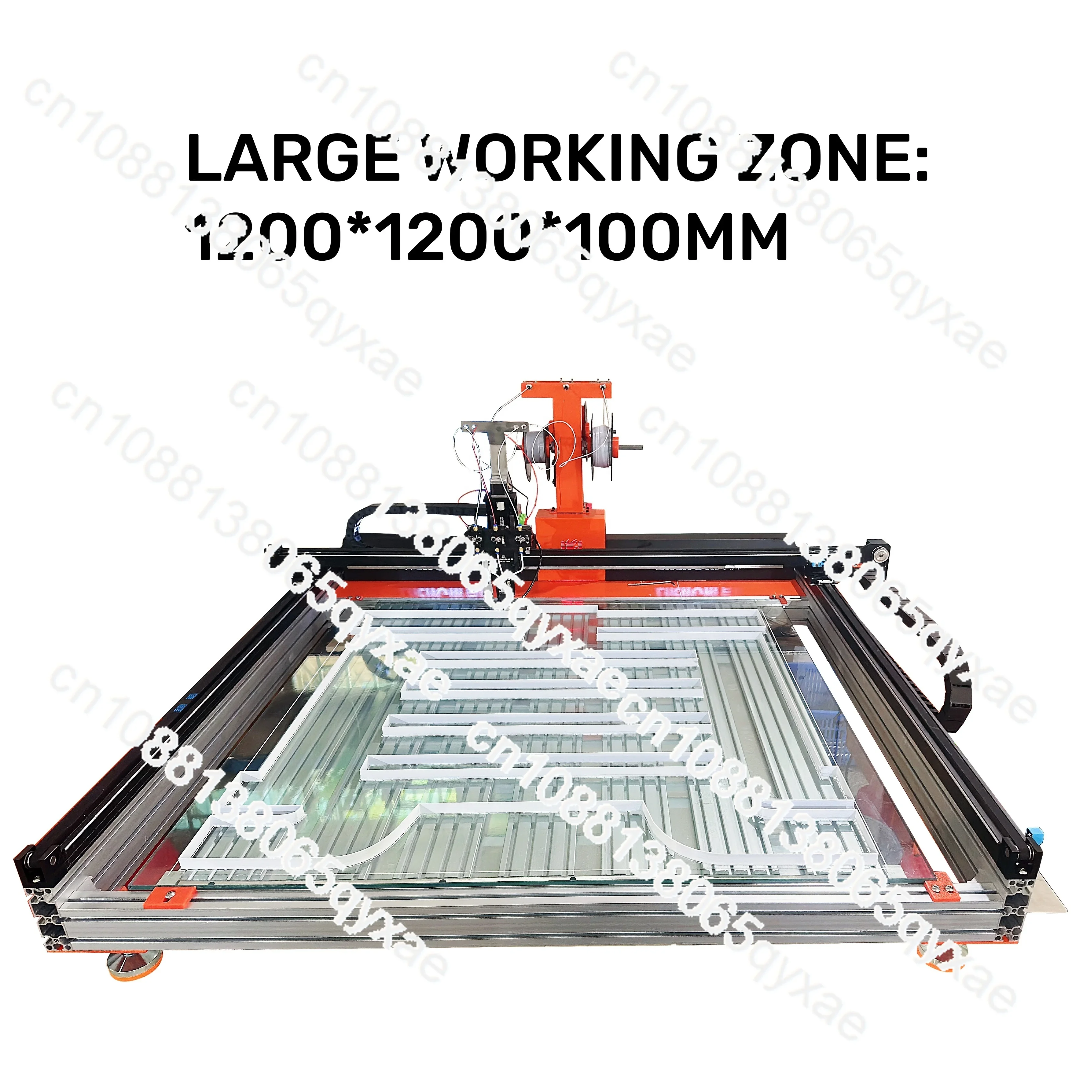 2024 new large scale 1200mm*1200mm*100mm  outdoor business sign printer 3d printer for advertising sign