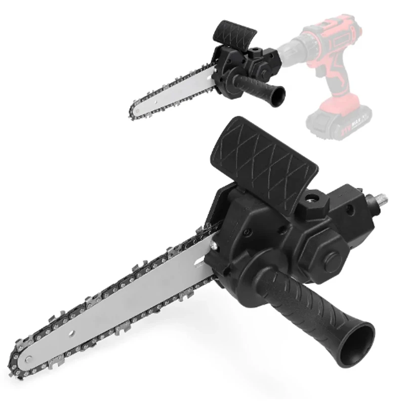 

Hot Sell 4+6 Inch Electric Drill Modified To Electric Chainsaw Tool Set Attachment Electric Accessory Woodworking Cutting Tool