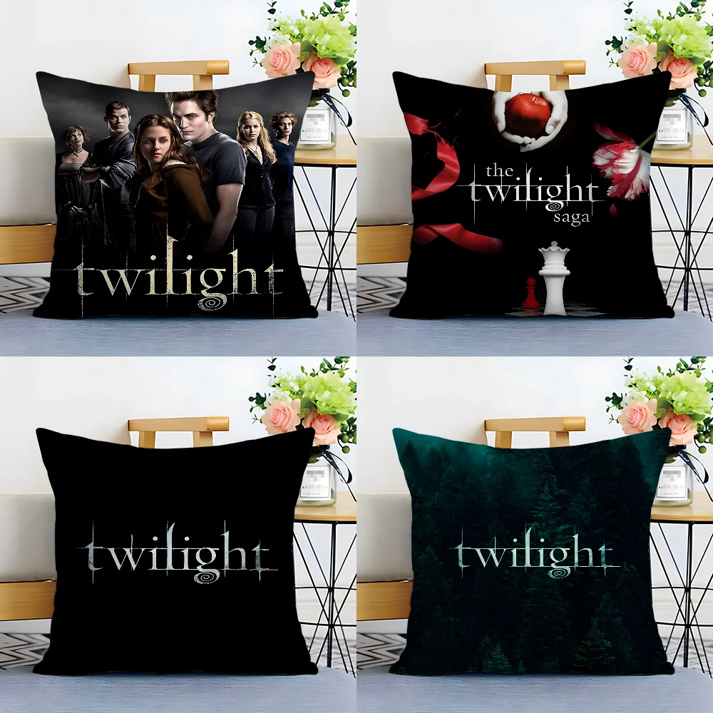 The T-Twilight S-Saga Pillow Case Plush Fabric Soft  Pillowcase Double Sided Print Cushion Cover Household Gifts