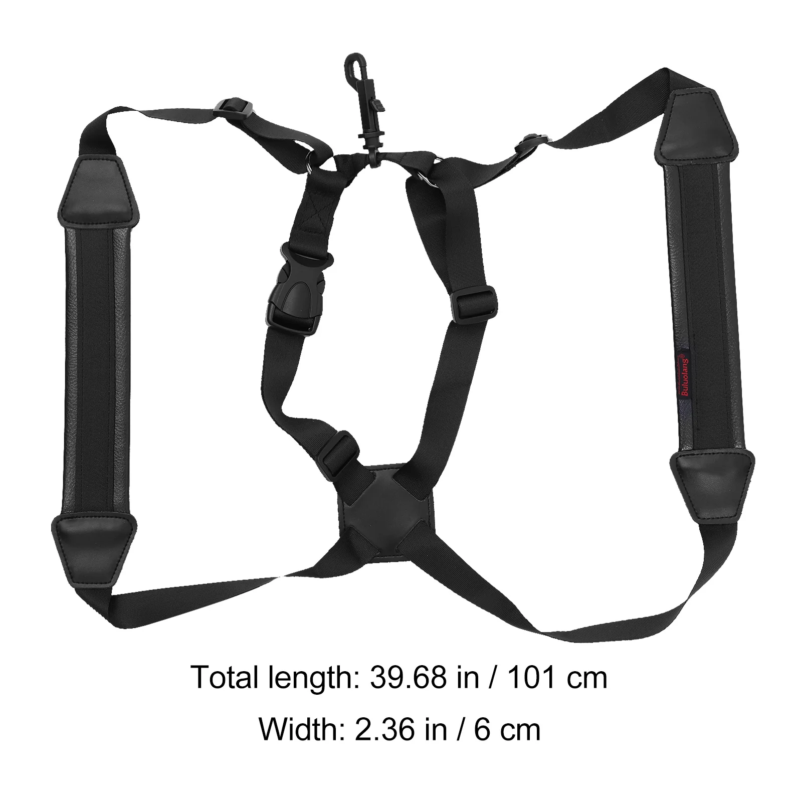 1 قطعة حزام ساكس أسود مريح قابل للتعديل حزام كتف الساكسفون يقلل من ضغط اليد ساكس ملحق حزام الساكسفون