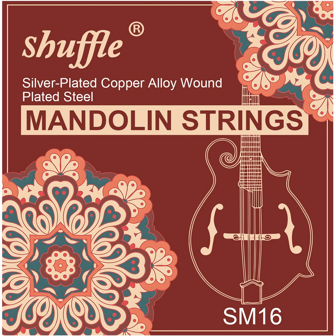 

Shuffle Mandolin Strings Silver Plated Copper Alloy Mandolin Strings Professional Beginner Practice Mandolin Strings Parts
