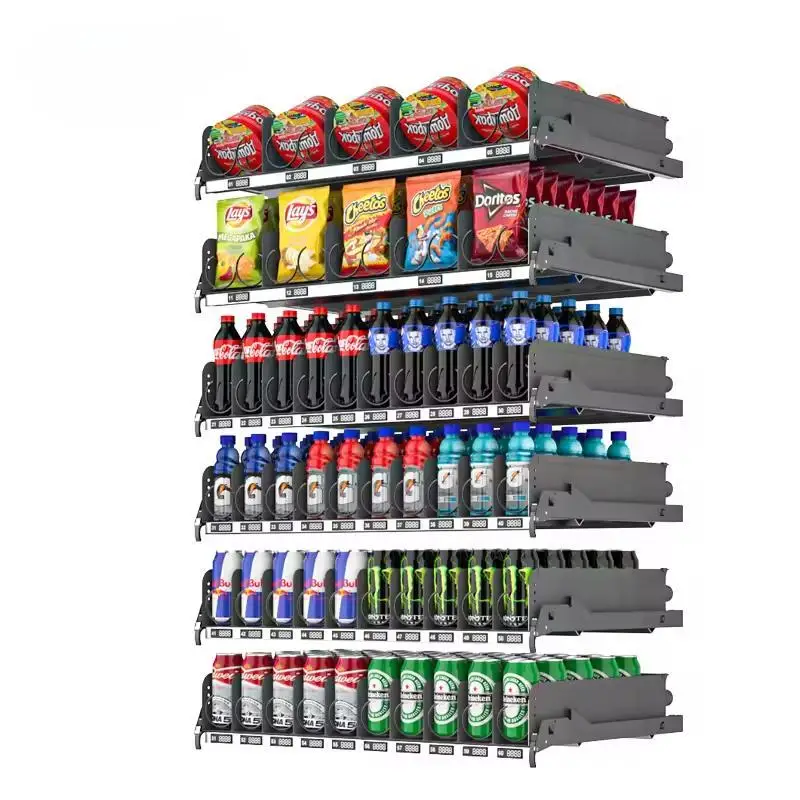 Self Touch Screen Drink Snack Vending Machine Intelligent Snack Drink Combo Vending Machine