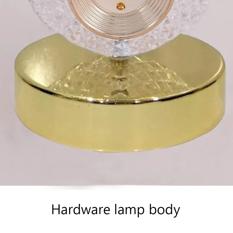 TOPLIVING Touch Control Reading Desk Lights USB Charging Acrylic Atmosphere Lamp Dimmable Installation-Free for Home Furnishing 