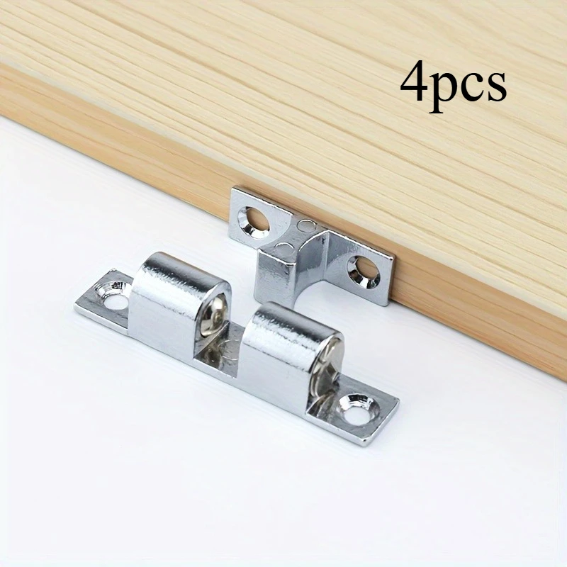 4pcs Door frame bead lock, wardrobe bead lock, industrial equipment door bead lock, card type steel ball positioning buckle