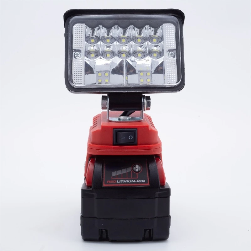 

For Milwaukee 18V Lithium Battery LED Work Light Wireless Workshop Operated Outdoor Camping Fishing Portable Lamp