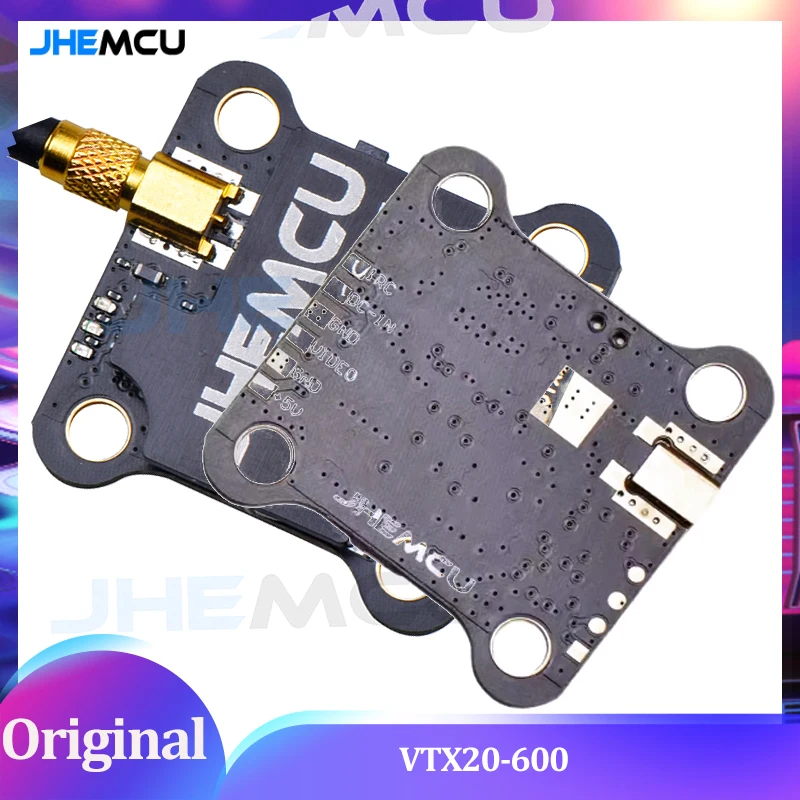 

VTX20-600 Мини-передатчик FPV видео 20 мВт 5,8 ГГц 48-канальный RaceBand SmartAudio Control 5-36 В широкое напряжение для крошечных Whoop/Drone Racing