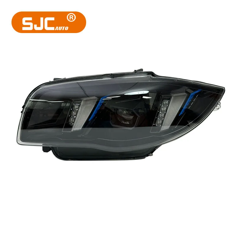 SJC New Item Head Lights for BMW 1 Series E87 E82 Headlight Assembly Modified LED Lighting System Modified Lighting 2004-2011