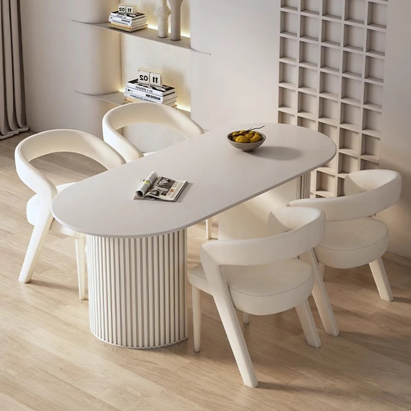 Kitchen Dining Table Large Conference Restaurant Minimalist Dining Table Nordic Lounge Console Mesas De Comedor Home Furniture