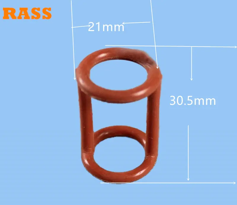 8Pcs H Seal Rings Parts for Soft Ice Cream Machines Beater Rod H-shaped Sealing Ring Accessories