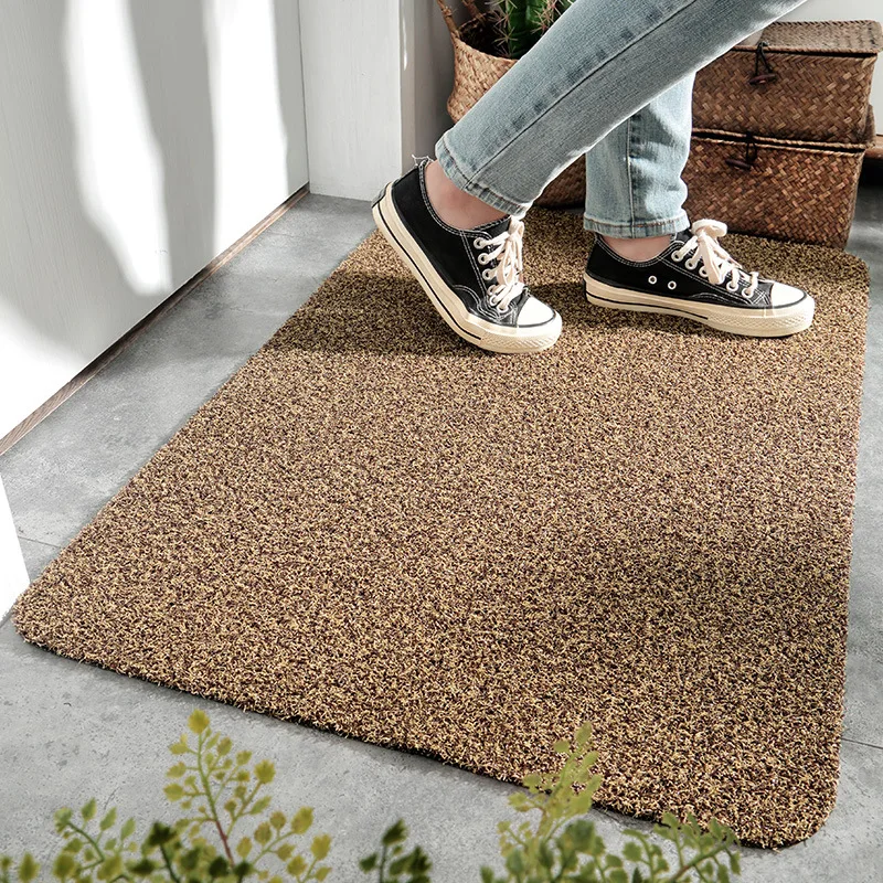 Home Floor Mat Entrance Coconut Doormat Wear-resistant Rub-resistant Non-slip Carpet Non-slip Mat