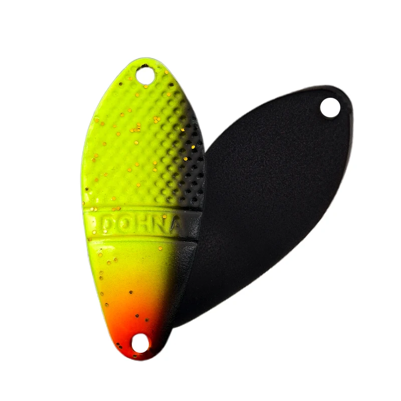 Peche Leurre Pesca Spoon ca. 3g 30mm Bunter Spoon-Köder aus Kupfermetall, Angelköder, Schwimmköder für Forelle, Chub, Barsch, Lachs