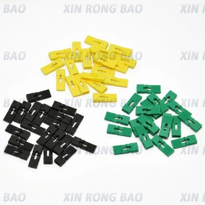 100PCS Pitch 2.54mm Pin Header jumper shorted cap & Headers & Wire Housings Black yellow white green red blue For Arduino