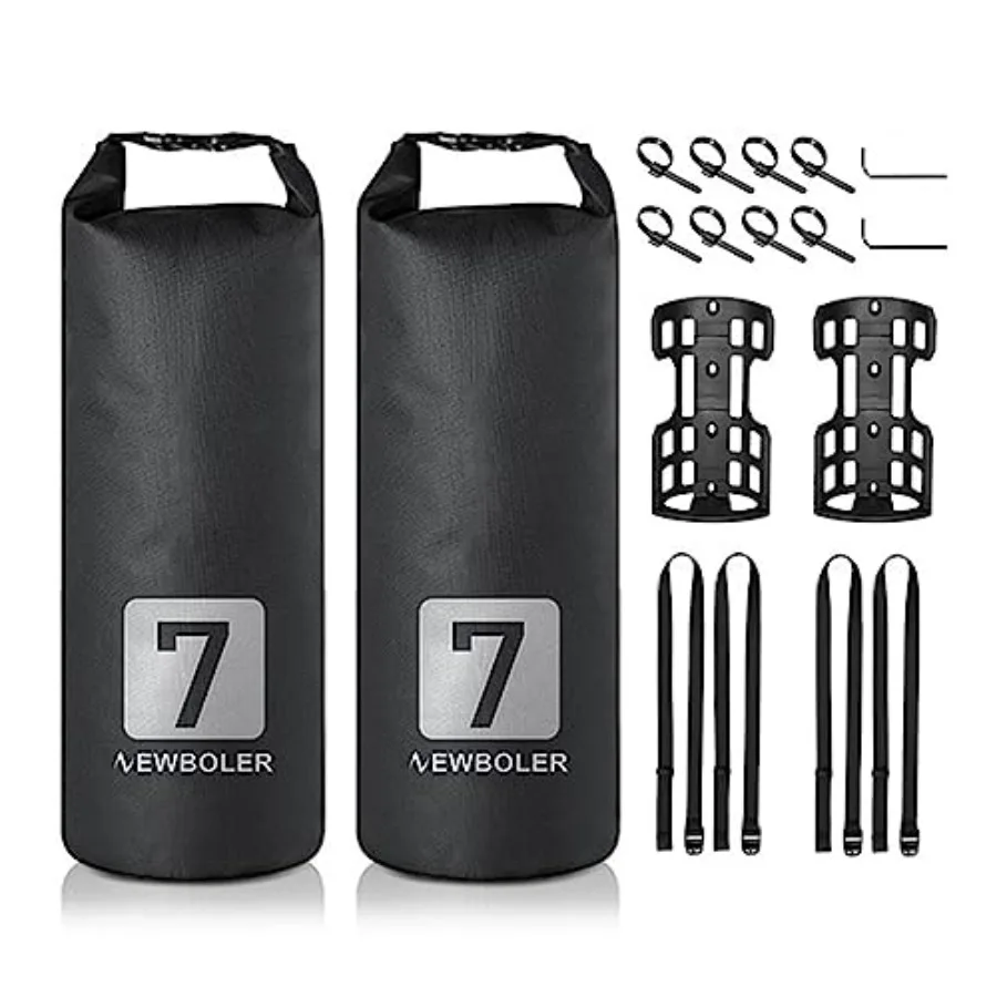 

3L/7L Bike Fork Bag - Waterproof Dry Bag Roll Top Design Lightweight Bicycle Fork Bag Portable Cycling Pack for Mountain and Ro