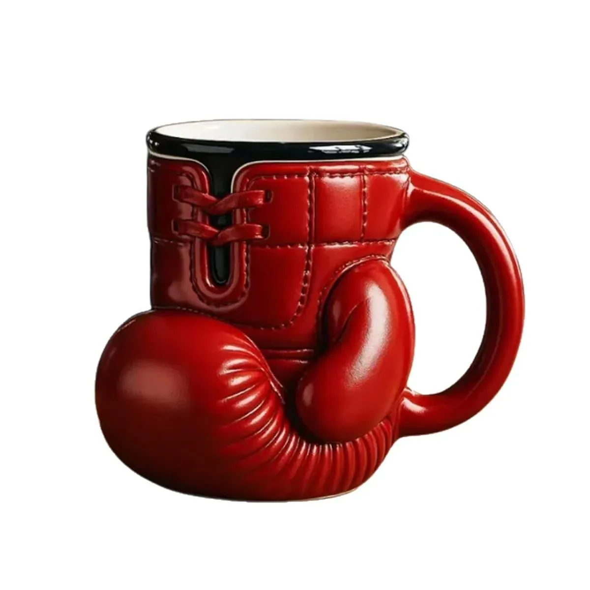 Weird Boxing Gloves Mug Stainless Steel Coffee Cup Resin Handicrafts Desktop Ornaments Funny Coffee Mugs