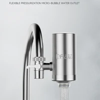 Filtro de agua de cerámica lavable desmontable para el hogar, grifo de cocina, purificador de agua de acero inoxidable