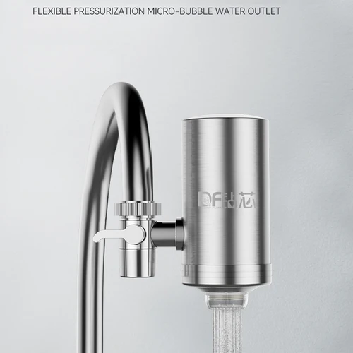 Filtro de agua de cerámica lavable desmontable para el hogar, grifo de cocina, purificador de agua de acero inoxidable