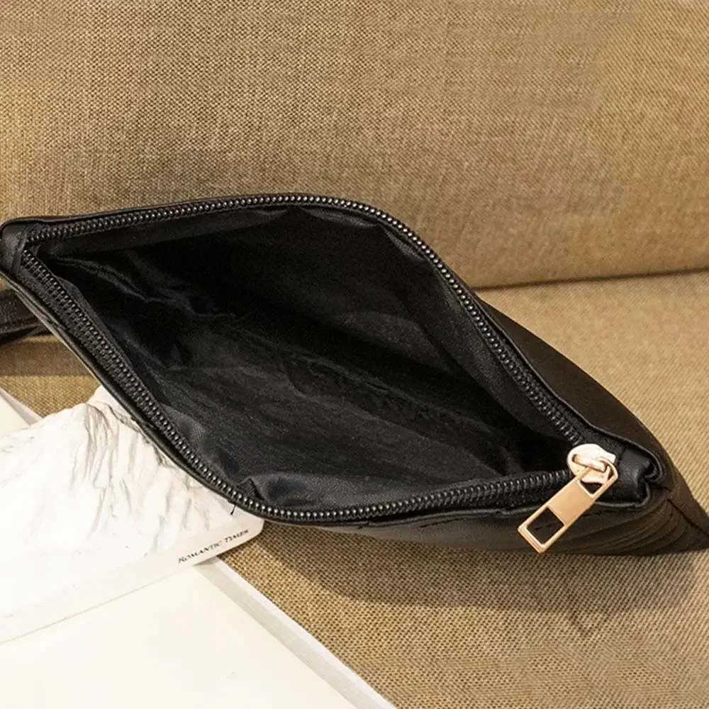 Women Stylish Leather Wristlet Bag Portable Envelope Bag Clutch Wallet Small Purse Traveling Backpack Shopping Bag Accessories