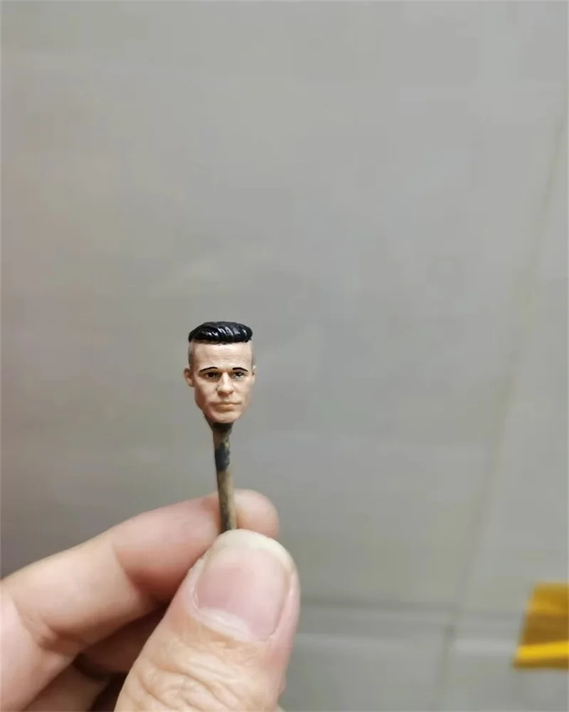

1/18 Male Soldier Brad Pitt Head Carving Model Accessories High Quality Fit 3.75'' Action Figures Body In Stock