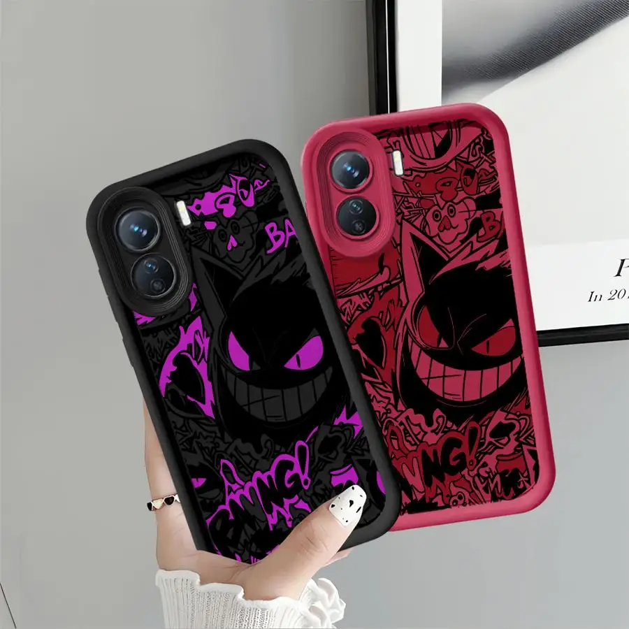 Pokemons Gengar Kunst Handyhülle für Xiaomi Redmi Note 15 Pro Plus 12 14Pro 9s 15Pro 10S 11 10 12S Note 13 14 11S