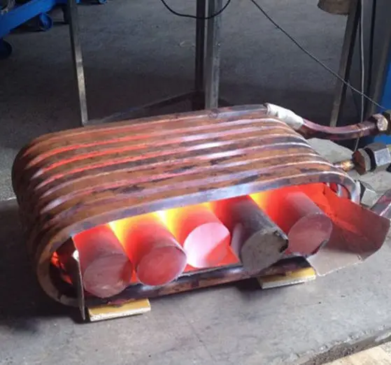 Metal Bar Bolt Nuts Induction Heater Machine For Heating Forging - Efficient Non-contact Heating Solution