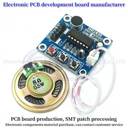 ISD1820 recording module voice module the voice board telediphon module board with Microphones + Loudspeaker for