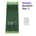 Barbless Size 2