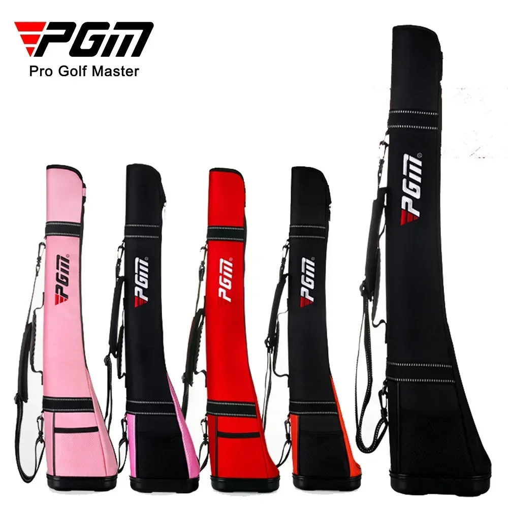 PGM  Waterproof Nylon Golf Gun Bag Protable Sunday Bag for 4~5pcs Golf Clubs Lightweight Golf Caddie Aviation Bag QIAB010