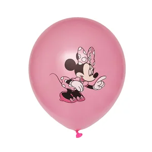 10pcs 12インチミニーマウスラテックスバルーンパーティー用品ピンクミニーパーティーバルーンバルーンバースデンバルーンバルーンバルーンバルーン装飾 8ベストセールスお誕生日おめでとうミニーマウス-6