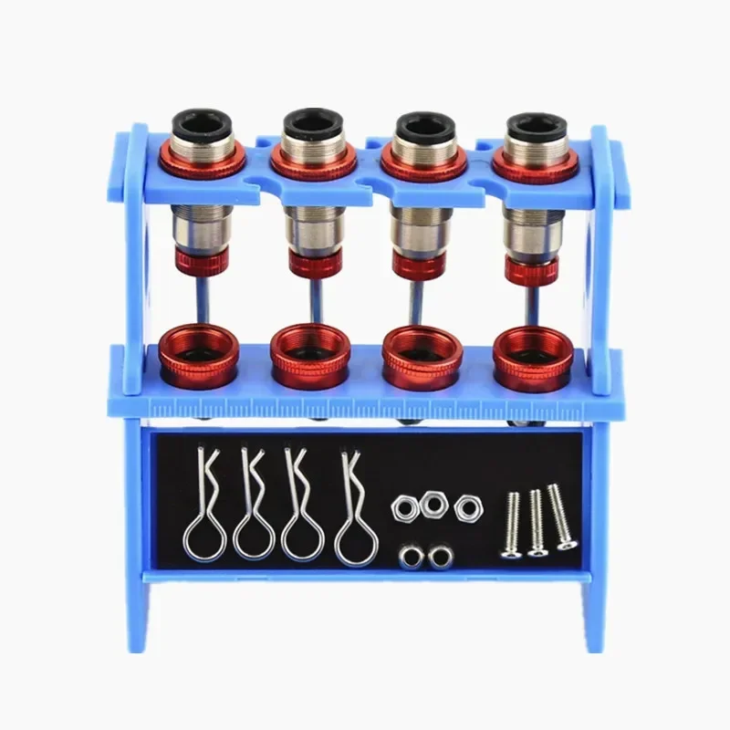 

1Set Damper Pits Stand with Magnetic for Kyosho RC Car Tool Shock Absorbers Mount Screw Suction Cup with Magnet