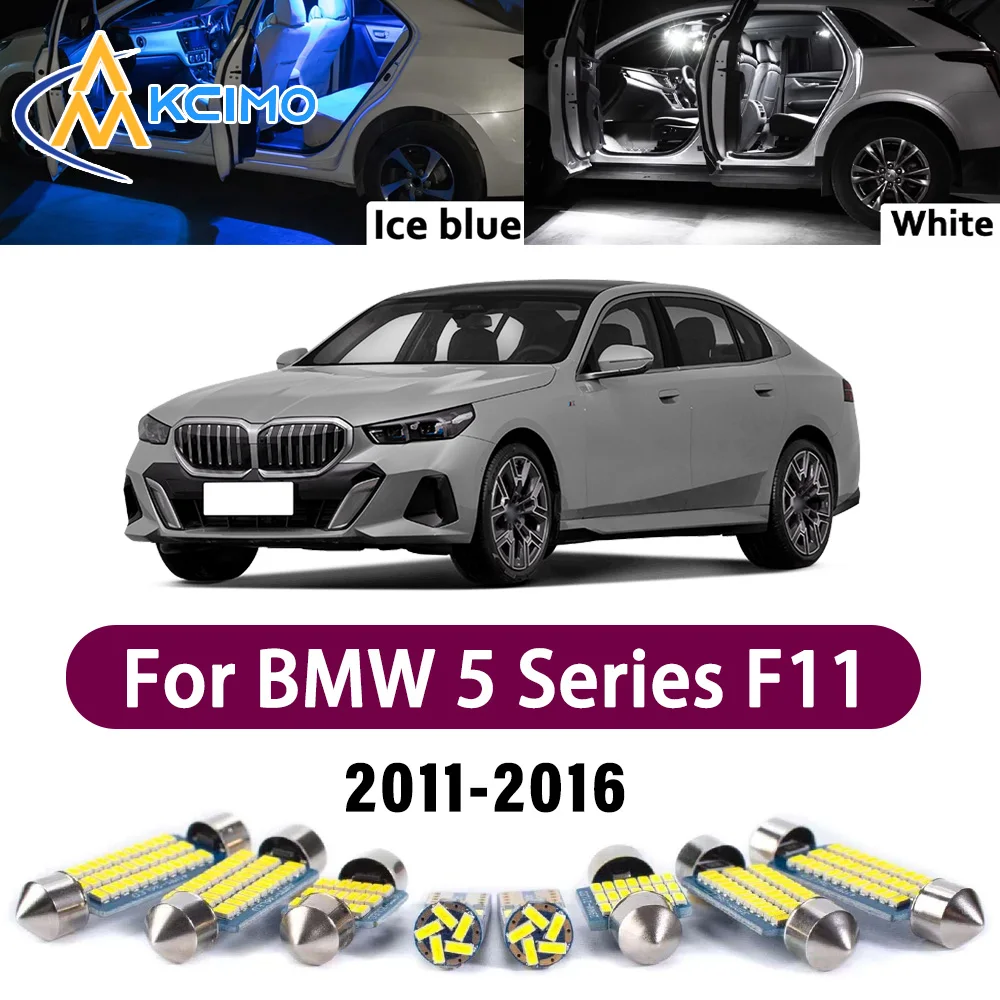 

Super Bright LED Interior Lamp Kit For BMW 5 Series F11 Touring 525 528 530 535 2011-2016 Error Free Canbus Mirror Light Bulbs
