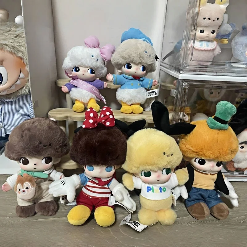 

Pop Mart Dimoo World Disney Series-Vinyl Plush Keychain Blind Box Mystery Box Toys Doll Cute Anime Figure Desktop Customized