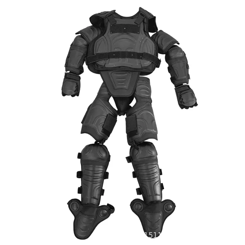 rIOT SUIT BLACK HARD ARMOR SUIT FLAME RETARDANT COMBAT