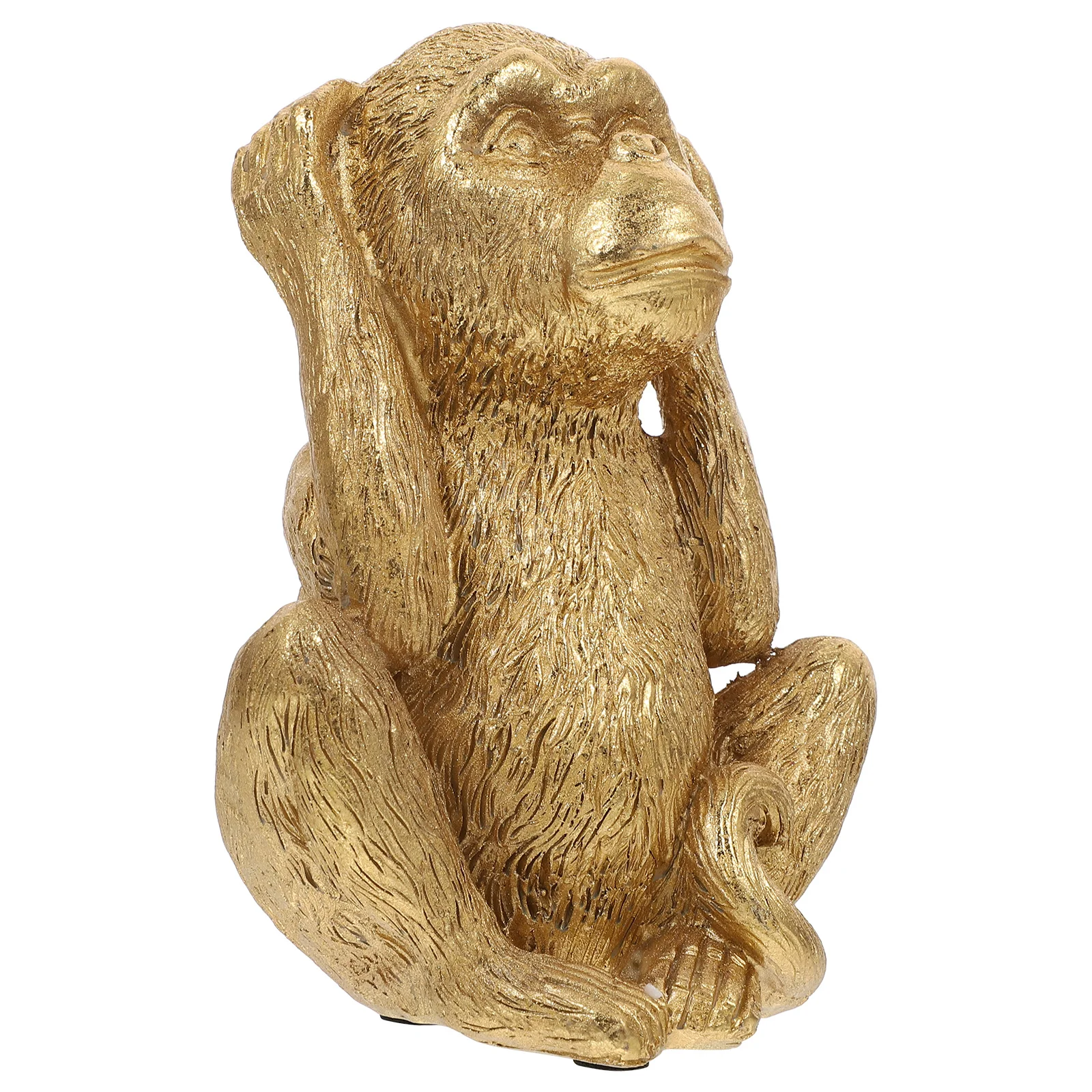 

Creative Resin Monkey Adornment Unique Design Home Desktop Decor Lightweight Portable Indoor Outdoor Use