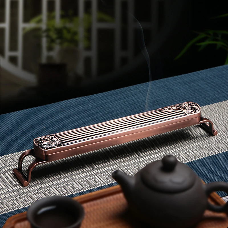 Guqin-白檀の線香,室内装飾品,茶道の装飾品,中国風,21cm