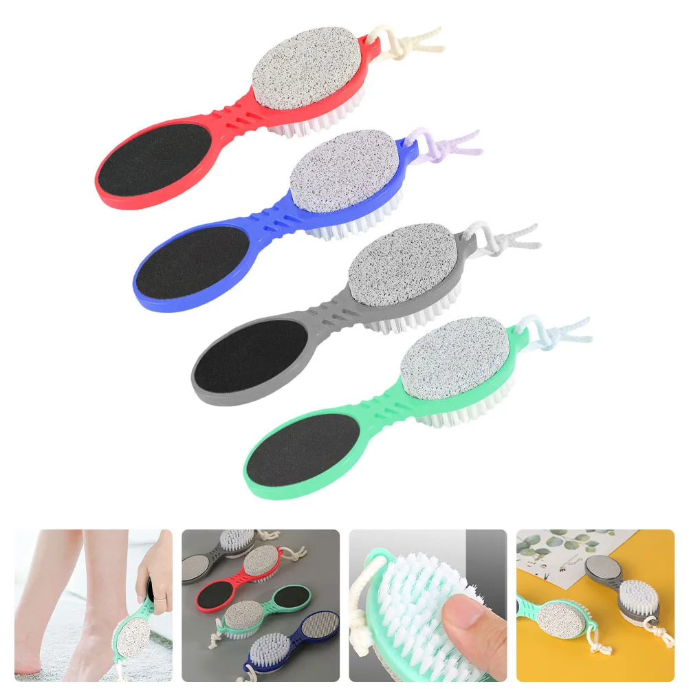 

4Pcs Foot File Pedicure Tool Multifunctional Dead Skin Remover Safe Reusable Practical Gift Choice for Home Pedicure Kit