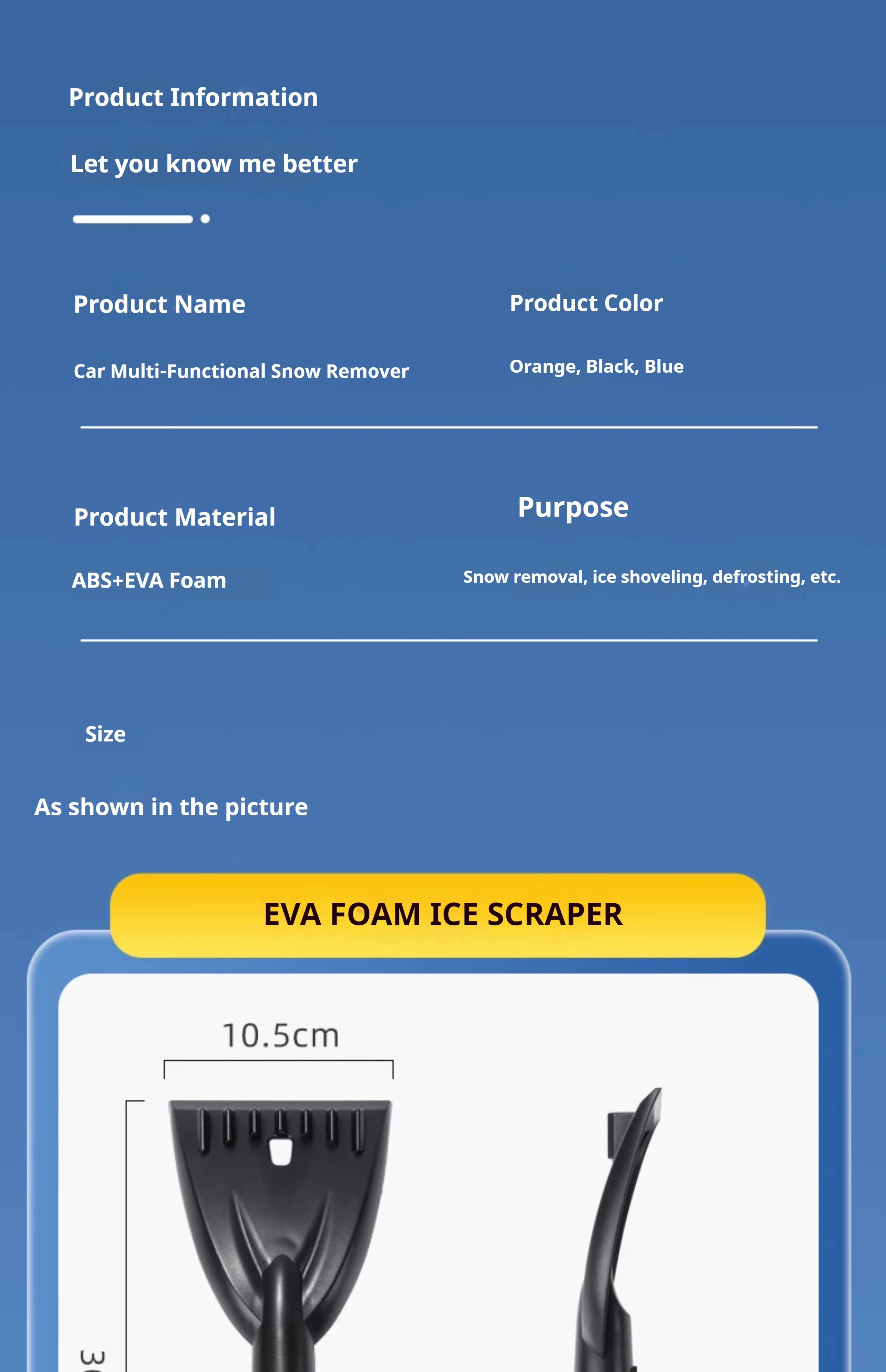 Auto Universal Eis Schaber Schnee Schaufel Windschutzscheibe Glas Defroster Auto Winter Nicht-slip Reinigung Schaufel Auto Zubehör