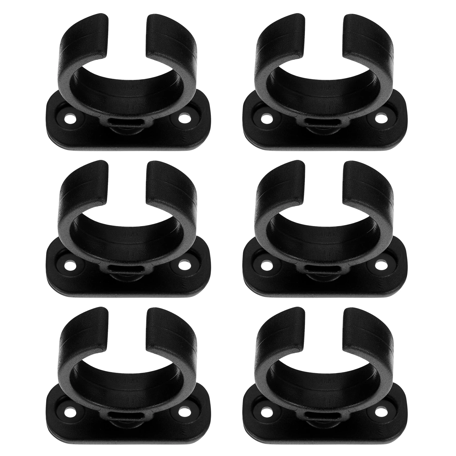 

6pcs Microphone Clamp Durable Plastic Desk Microphone For Kids Table Stand Holder Bracket Supplies Small Mic Stand