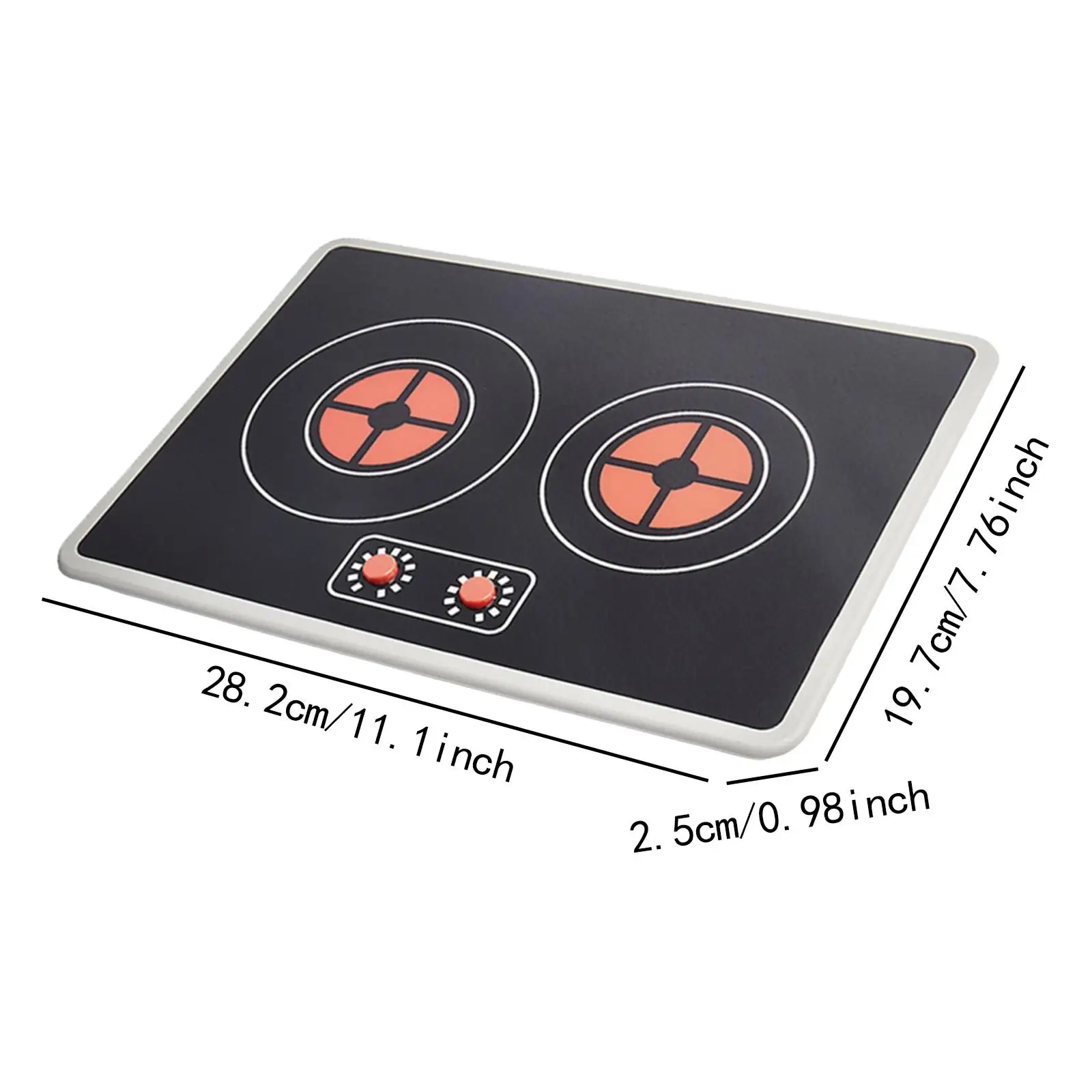 Kids Kitchen Toy Induction Cooker Toy Acrylic Interactive Pretend Play Cooking Accessories Learning Toys for Girls Boys Children
