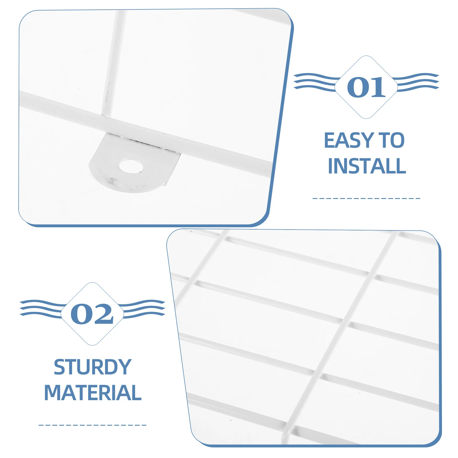 Emergency Exit Light Protection Cover Metal Wired Guard Durable Impact Resistant for Schools Dormitories Workshops Fire