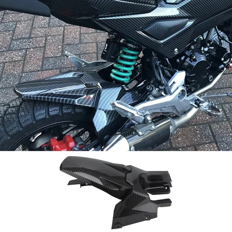 Motorcycle Rear Wheel Cover Mud Flaps Mudguard Splash Guards Fender For Honda Grom MSX125 2016-2020 Carbon Fiber