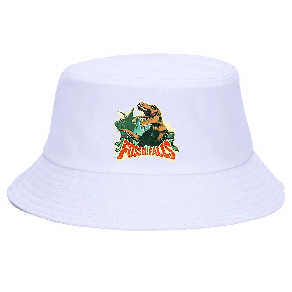 Men's Fisherman Dinosaur Fossil Prints Outdoor Cotton Beach Hats Summer Street Men And Women Hat Casual Sun Cap Fishermans image 2