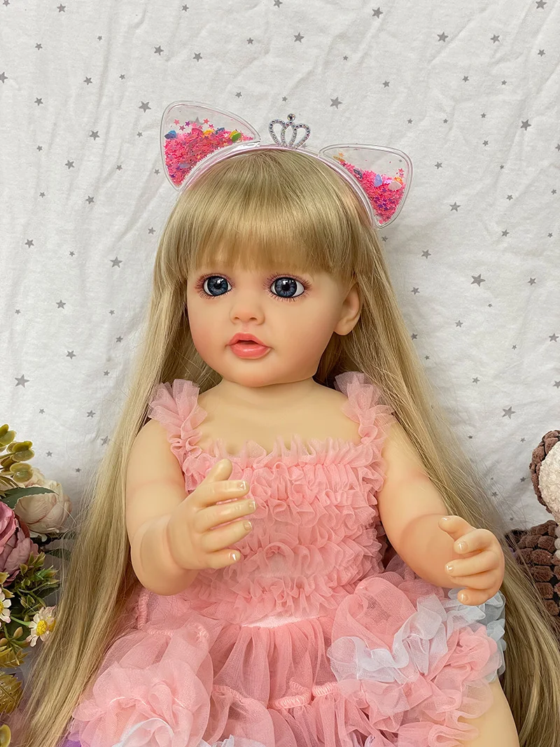 Cokela Lifereborn Groothandel Populaire 55CM Realistische Babypop Siliconen Vinyl Schattig Meisje Pop Reborn Babypoppen Voor Geschenken