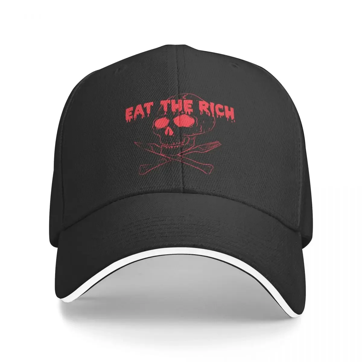 

eat the rich vintage Baseball Cap Luxury Hat Visor New In The Hat Men's Baseball Women's