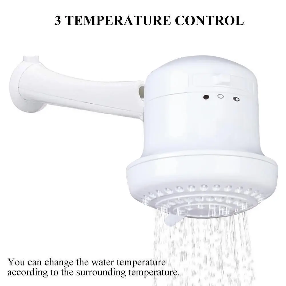 Electric Instant Water Heater Shower Head  5400W 110v Instant hot water shower Hot Water Heater Hose Bracket